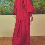 Isla Skirt in Scarlet
