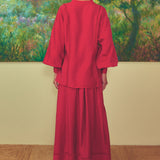 Isla Skirt in Scarlet