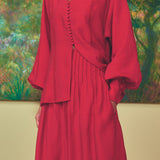 Isla Skirt in Scarlet