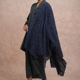 Very Important Selendang in Navy Bouquet
