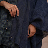 Very Important Selendang in Navy Bouquet