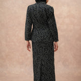 Ines Wrap Set in Black