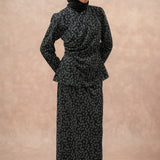 Ines Wrap Set in Black