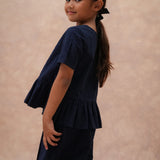 Mini Manis Set in Navy