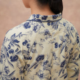 Nigella Smocking Kebaya Set in Porcelain Blue