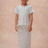 Mini Love Set in White Polka
