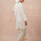 The Signature Knot Skirt in Travertine