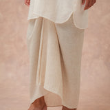 The Signature Knot Skirt in Travertine