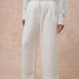Friday Linen Pants in White