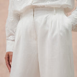 Friday Linen Pants in White