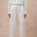 Friday Linen Pants in White