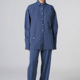 Brunch Pants in Navy Stripe