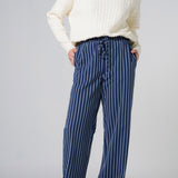 Brunch Pants in Navy Stripe