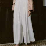 Technical Flowing Trousers in White