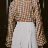 Technical Flowing Trousers in White
