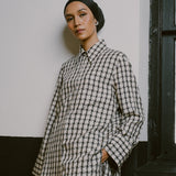Off Duty Printed Shirt in Cream