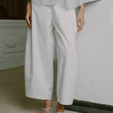 Sculptor Poplin Pants in White