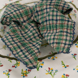 Ina Napkins in Green Checks (Pack of 2)