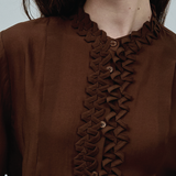Accent Shirt in Chocolate