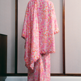 Serene Kurung Set with Selendang in Roselle