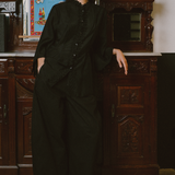 Sculptor Poplin Pants in Black