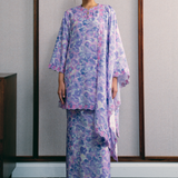 Serene Kurung Set with Selendang in Wisteria