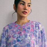 Serene Kurung Set with Selendang in Wisteria