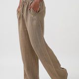 Musa Linen Set in Olive
