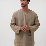 Musa Linen Set in Olive