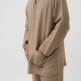 Musa Linen Set in Olive