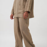 Musa Linen Set in Olive