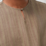 Musa Linen Set in Olive