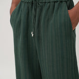 Musa Linen Set in Green