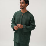 Musa Linen Set in Green