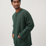 Musa Linen Set in Green