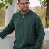 Musa Linen Set in Green