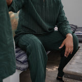 Musa Linen Set in Green