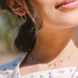 Bubble Gold 17mm Hoop Earrings