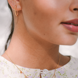 Bubble Gold 17mm Hoop Earrings