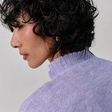 Lady Linen Shirt in Periwinkle