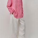 Sculptor Linen Pants in White