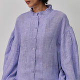 Lady Linen Shirt in Periwinkle