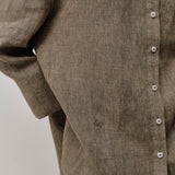 Friday Linen Shirt in Moss
