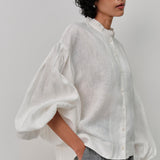 Lady Linen Shirt in White