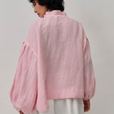 Lady Linen Shirt in Cherry Blossom