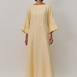 Siesta Linen Dress in Butter