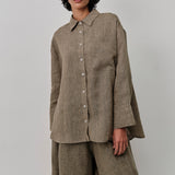 Friday Linen Shirt in Moss
