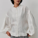 Lady Linen Shirt in White