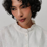 Lady Linen Shirt in White