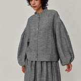 Lady Linen Shirt in Heather Grey